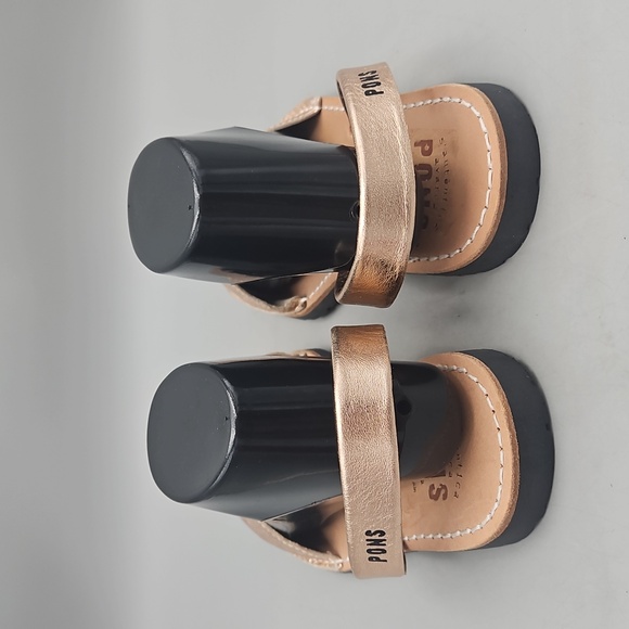 PONS Avarcas Spanish Sandal Rose Gold Metallic Women 8 - Picture 6 of 11